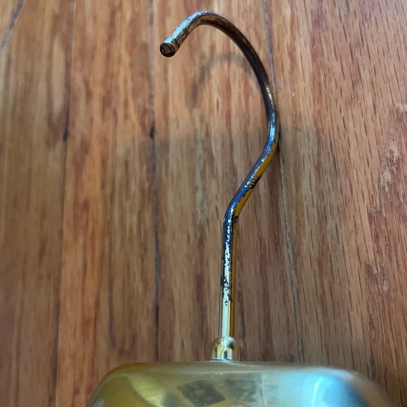 MOSCHINO COUTURE VINTAGE CLOTHES HANGER IN GOLD TONE FINISH - Picture 3 of 11